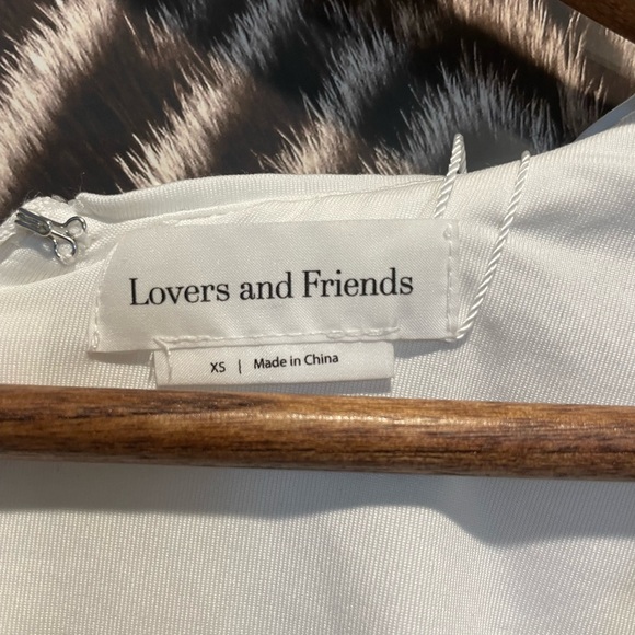 NWT Lovers and Friends Ginger Mini Dress in Silver - Picture 3 of 6